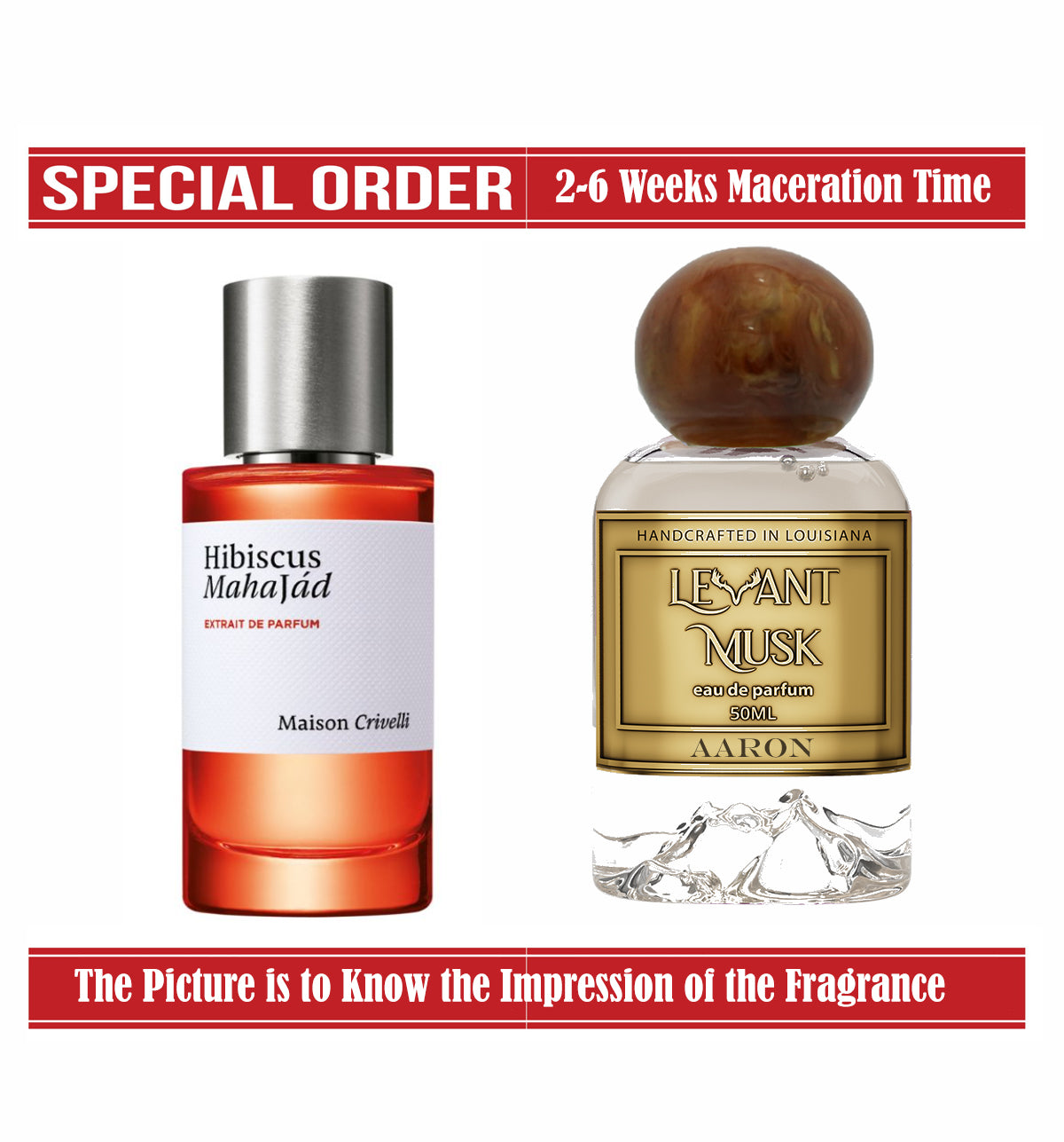 Aaron Hibiscus Mahajád Impression of Maison Crivelli 50ml (1.7 oz) perfume bottle