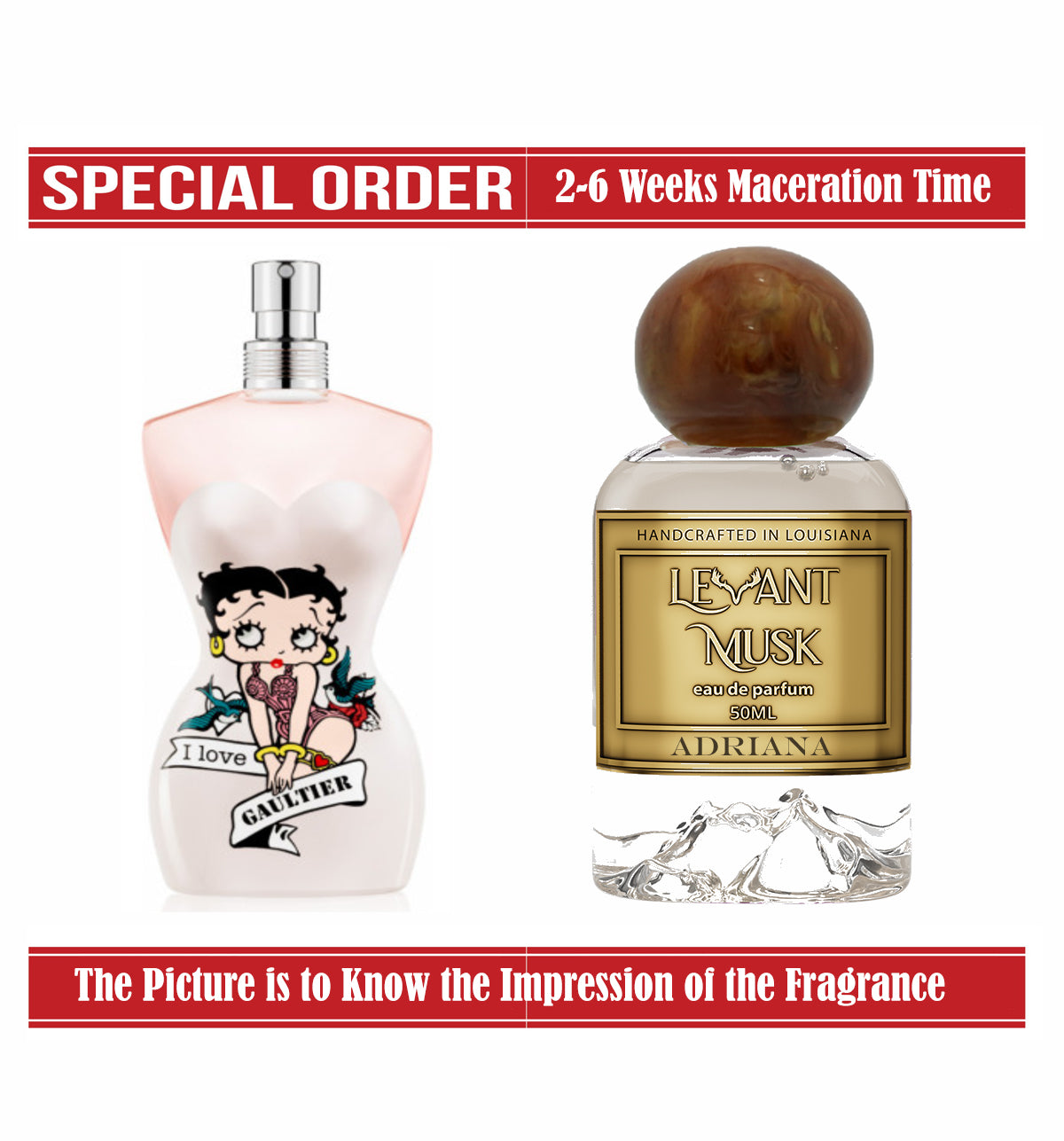 ADRIANA CLASSIQUE BETTY BOOP of JEAN PAUL GAULTIER IMPRESSION 50ml 1.7 Oz