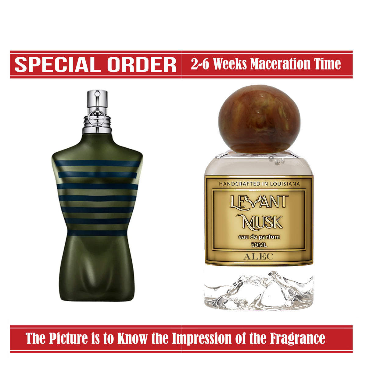 ALEC | LE MALE AVIATOR of JEAN PAUL GAULTIER IMPRESSION | 50ml / 1.7 Oz |