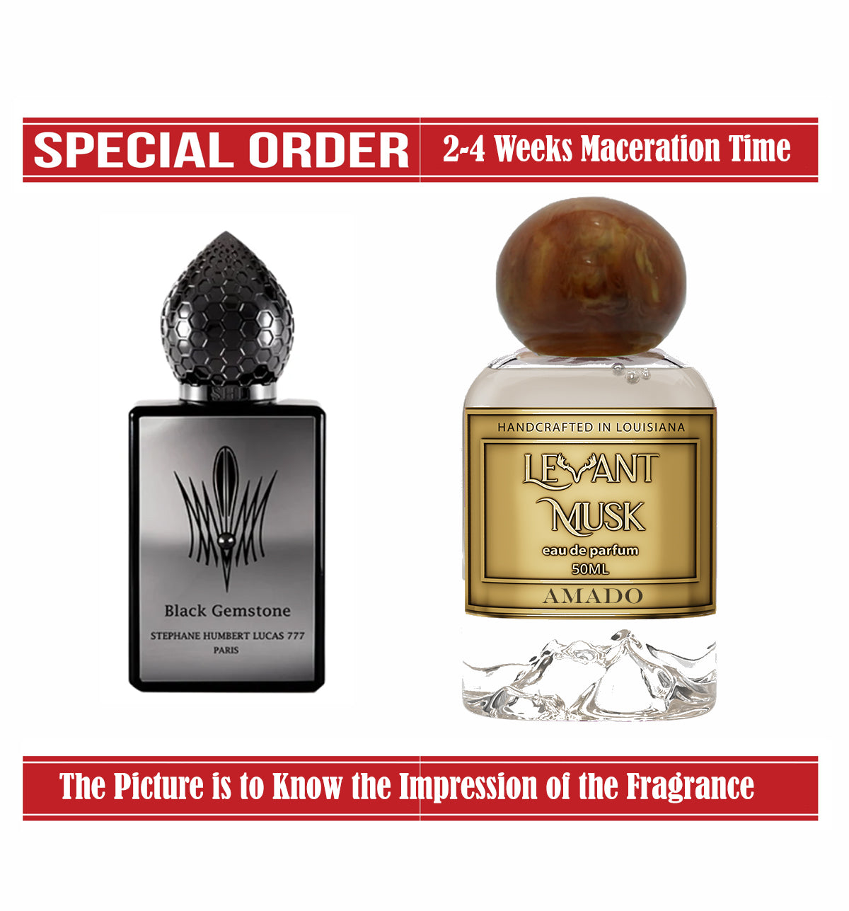 AMADO | BLACK GEMSTONE of STÉPHANE HUMBERT LUCAS 777 IMPRESSION | 50ml / 1.7 Oz |