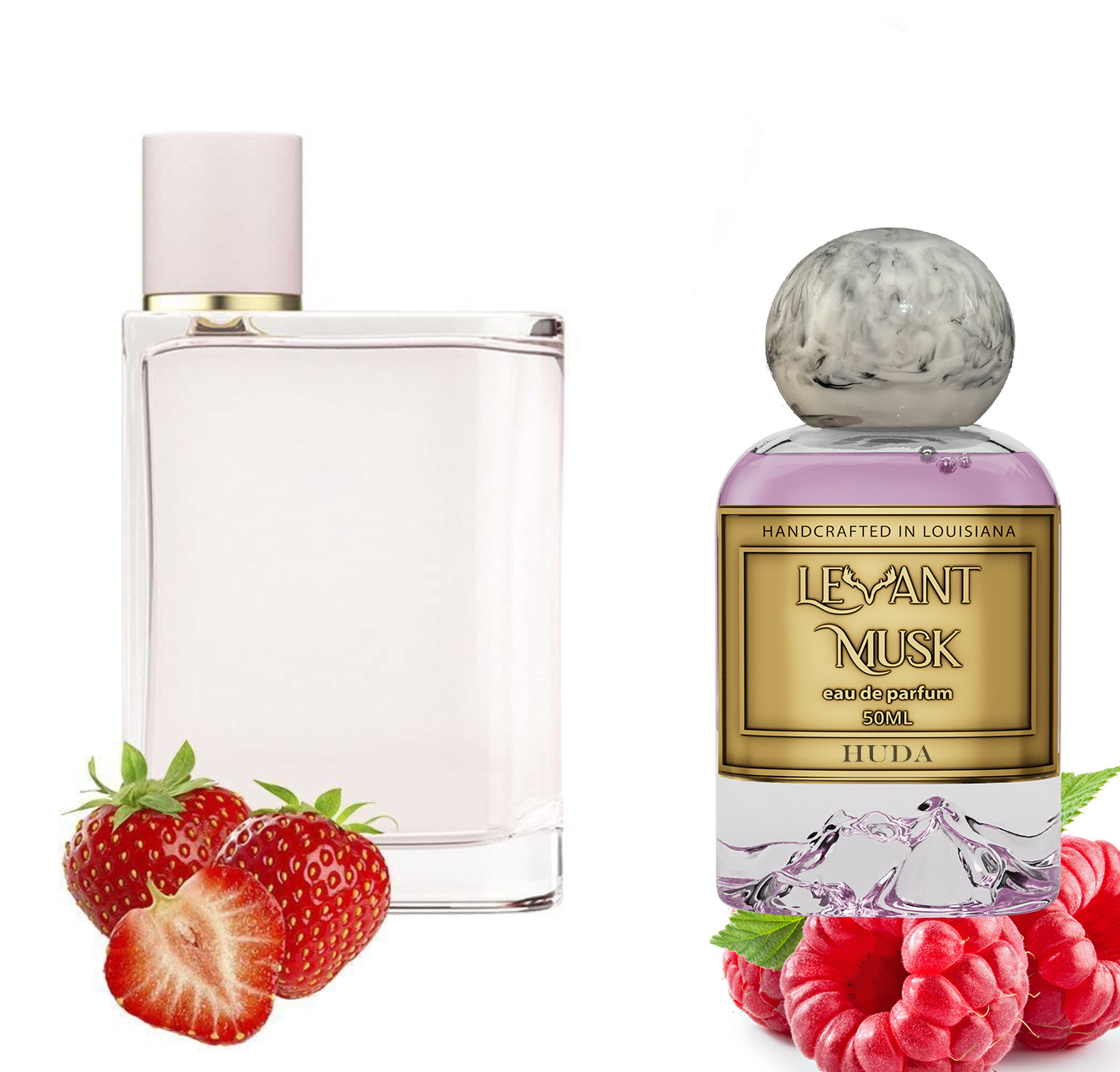 Huda Burberry Her Impression of Burberry 50ml (1.7 oz) perfume bottle