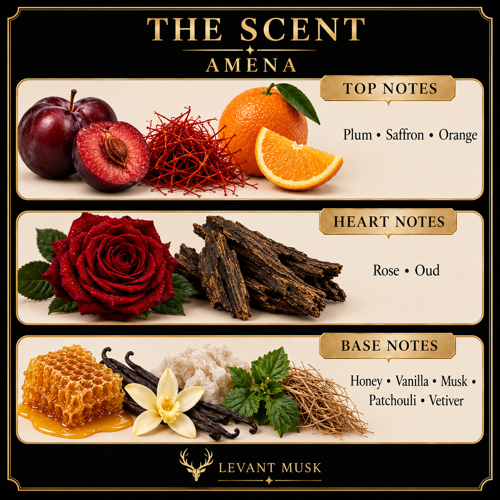 AMENA by Levant Musk Notes Card
