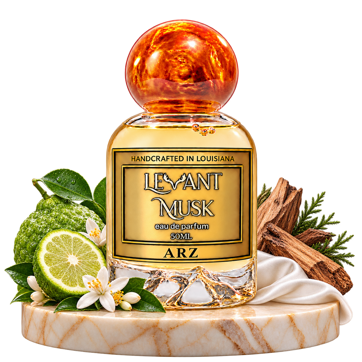 ARZ 50 mL Eau de Parfum — bottle with notes