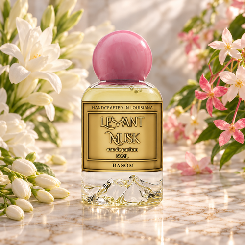BASOM by Levant Musk, hero. Jasmine bud; Tuberose; Rangoon creeper