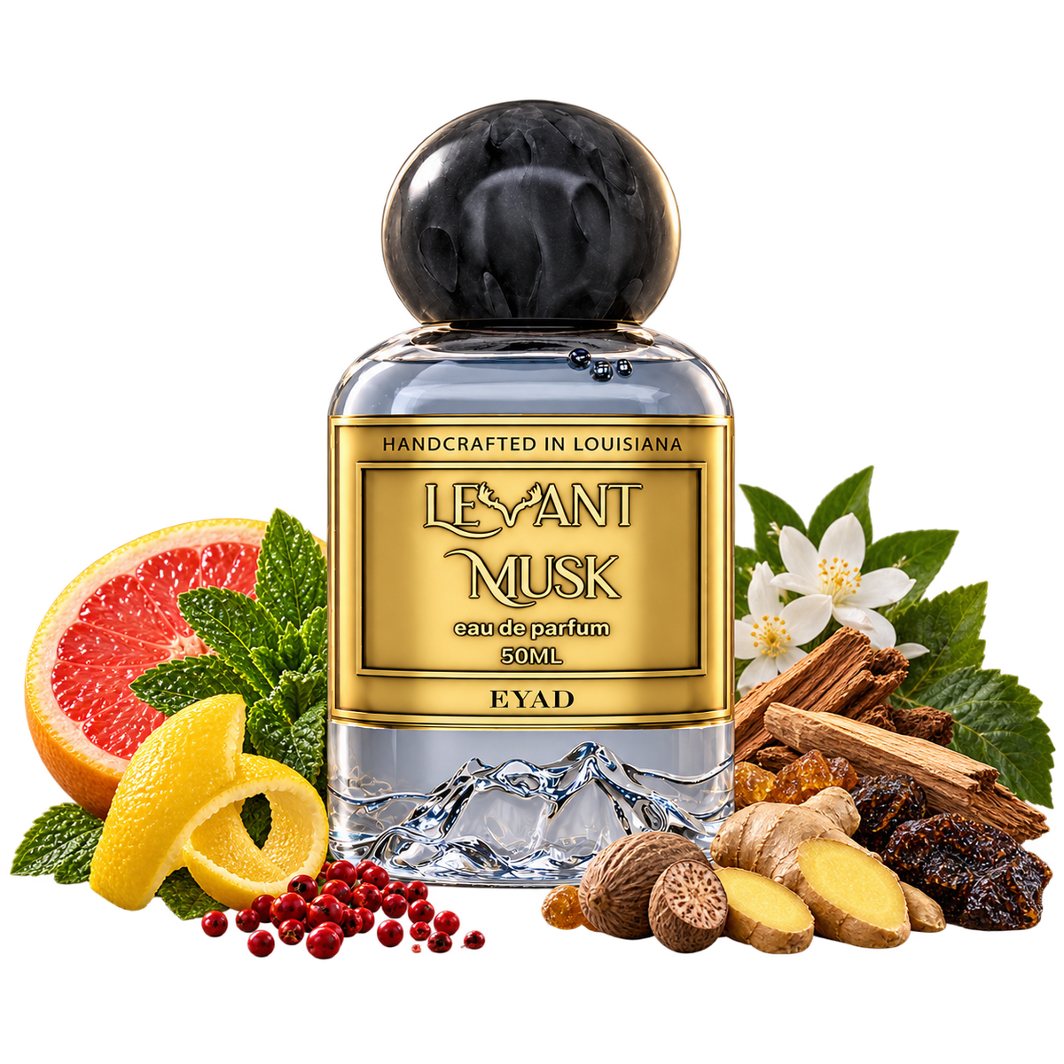 EYAD by Levant Musk bottle with notes true alpha