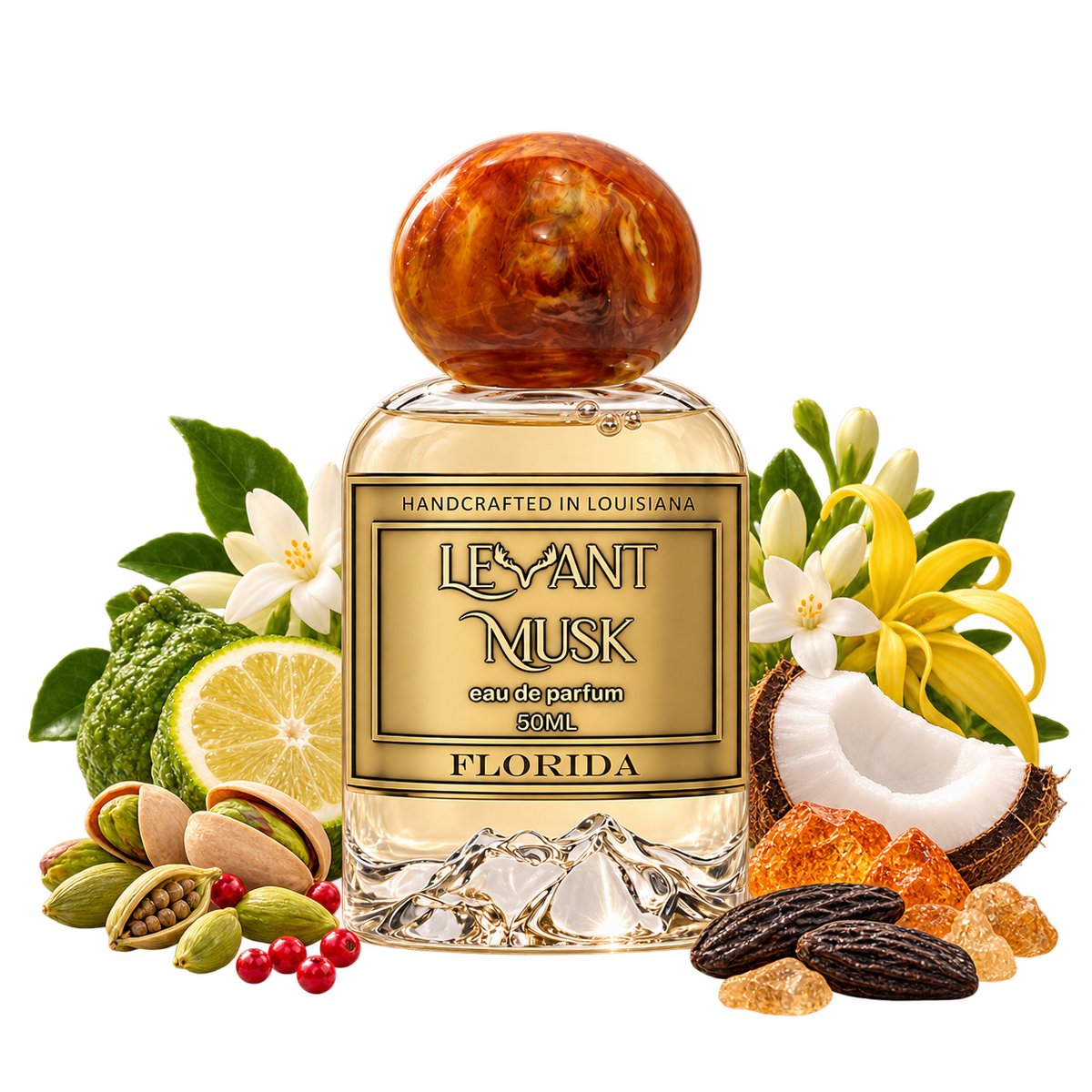 FLORIDA by Levant Musk bottle with notes true alpha