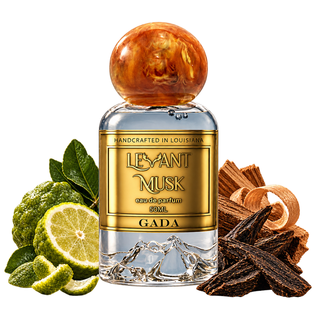 GADA by Levant Musk bottle with notes true alpha