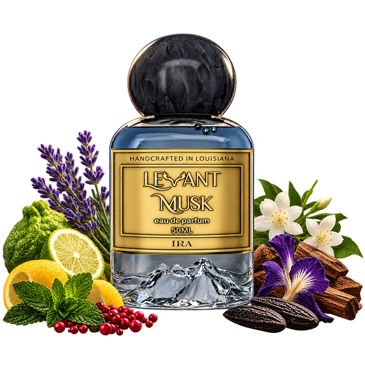 IRA by Levant Musk bottle with notes true alpha