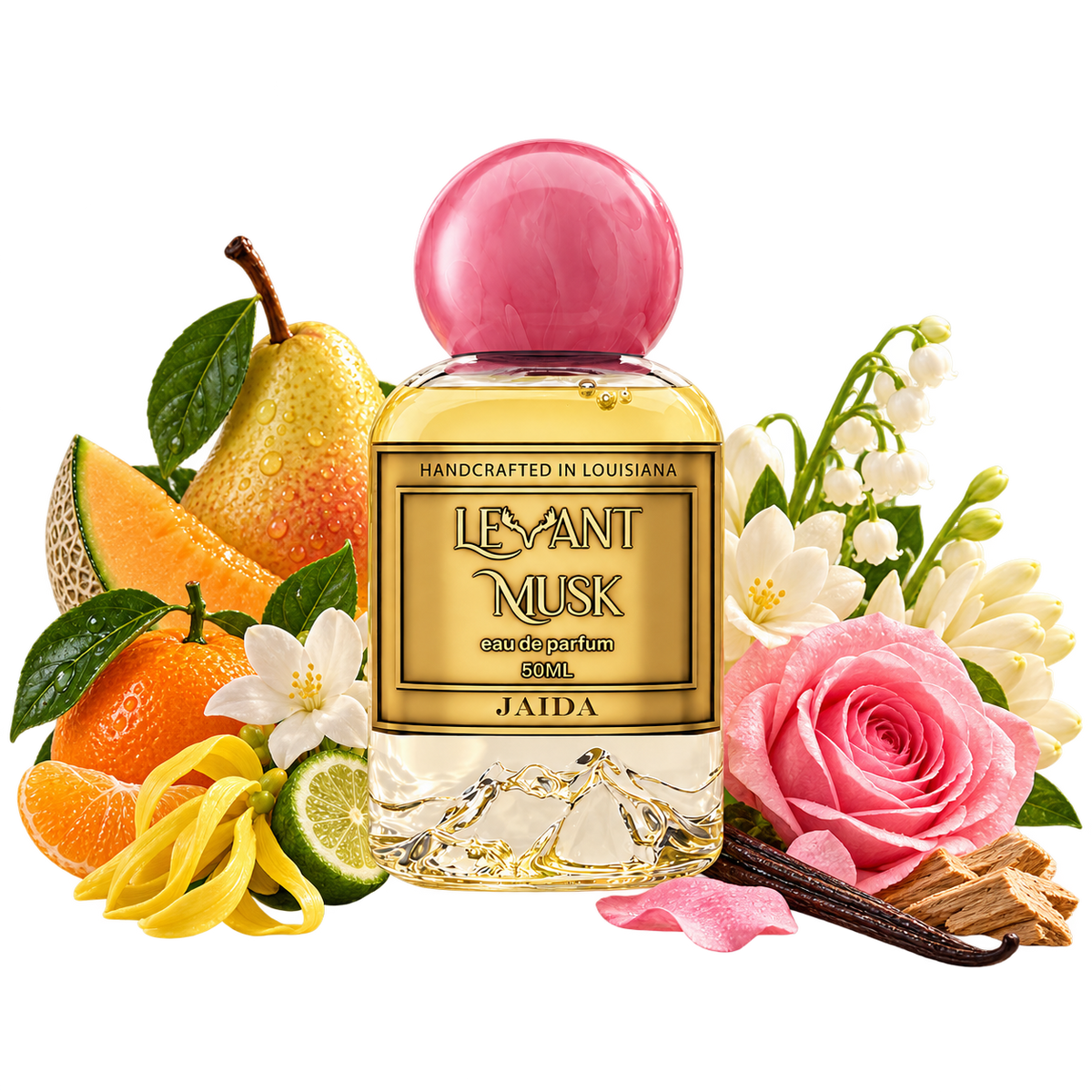 JAIDA by Levant Musk bottle with notes true alpha