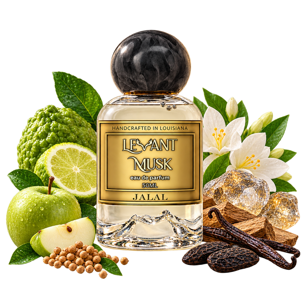 JALAL by Levant Musk bottle with notes true alpha