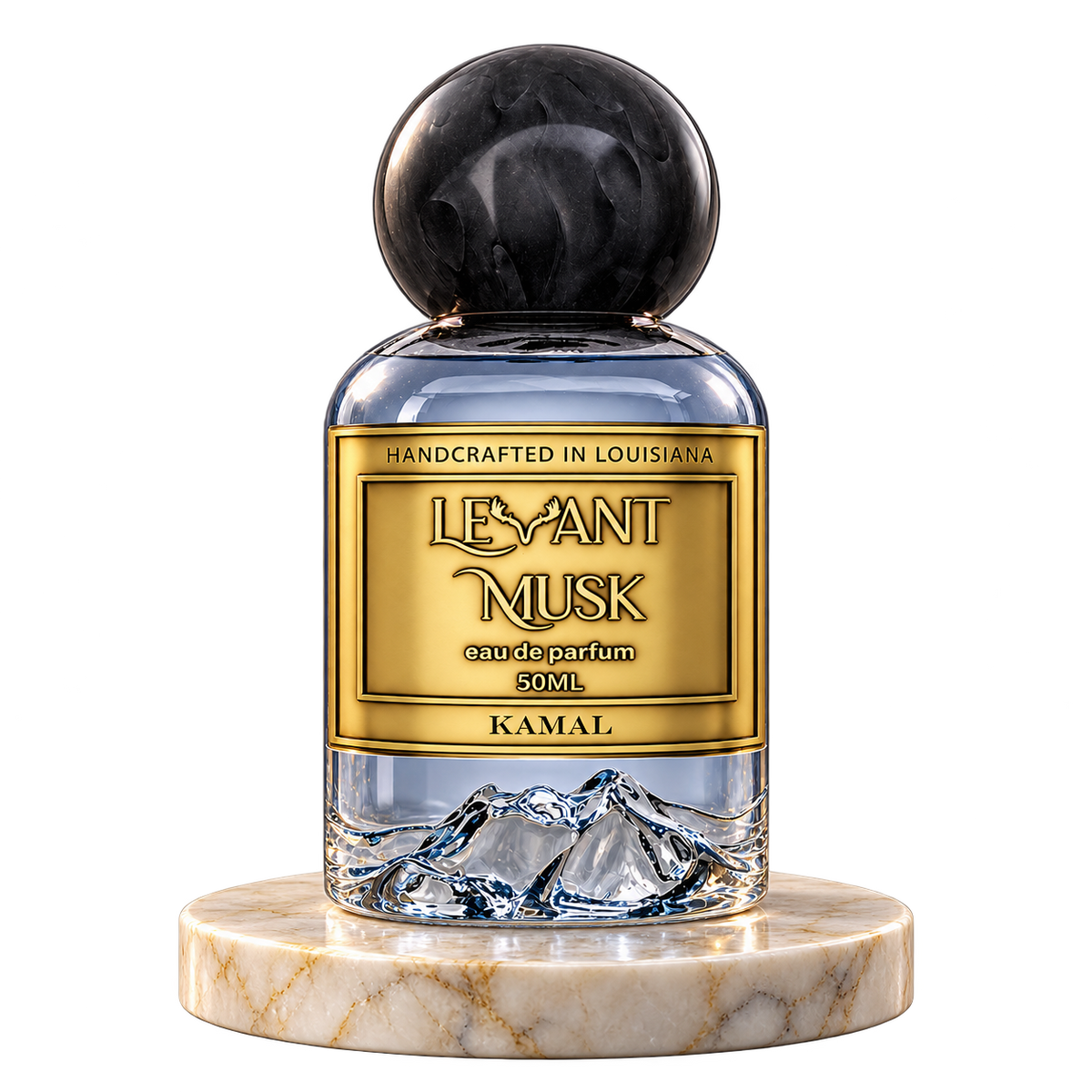 KAMAL by Levant Musk plain bottle on marble true alpha