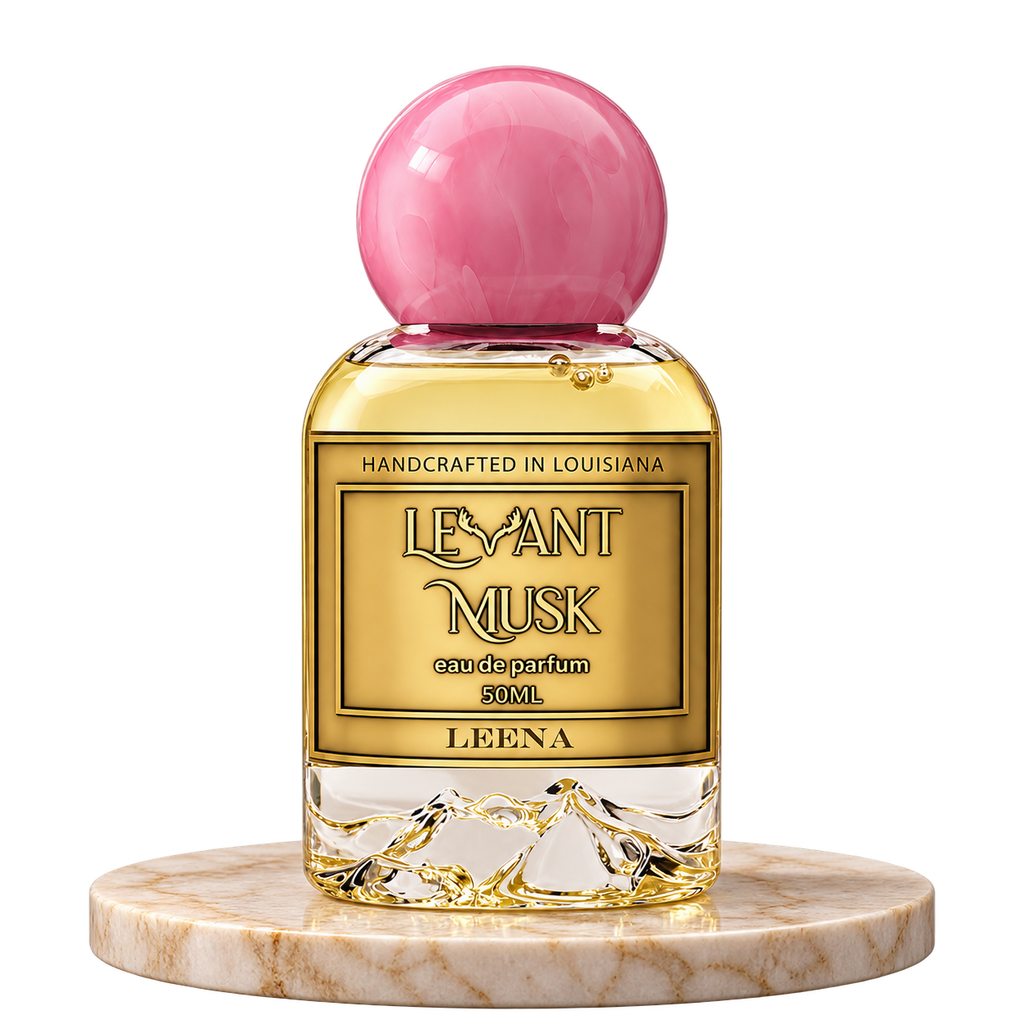 LEENA by Levant Musk — plain bottle on marble