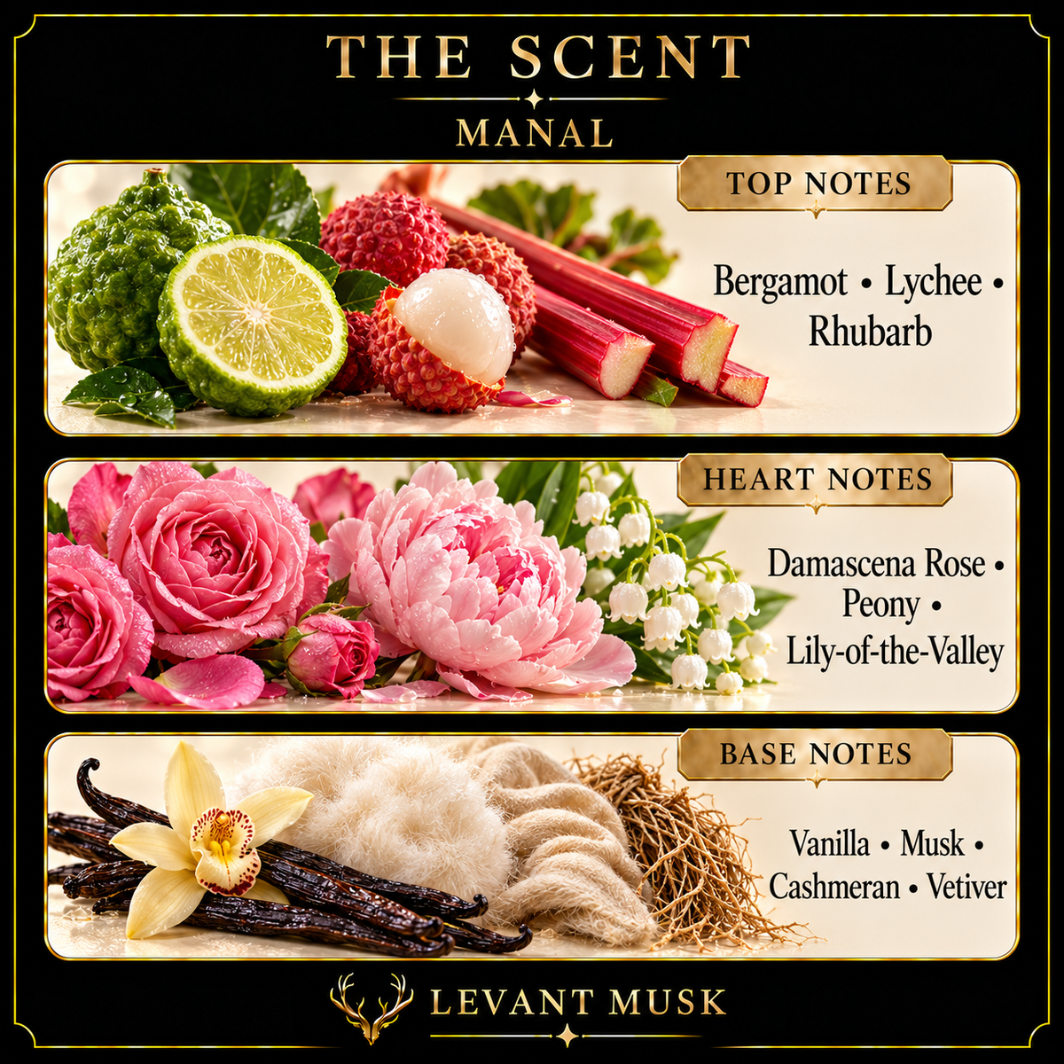 MANAL by Levant Musk note card