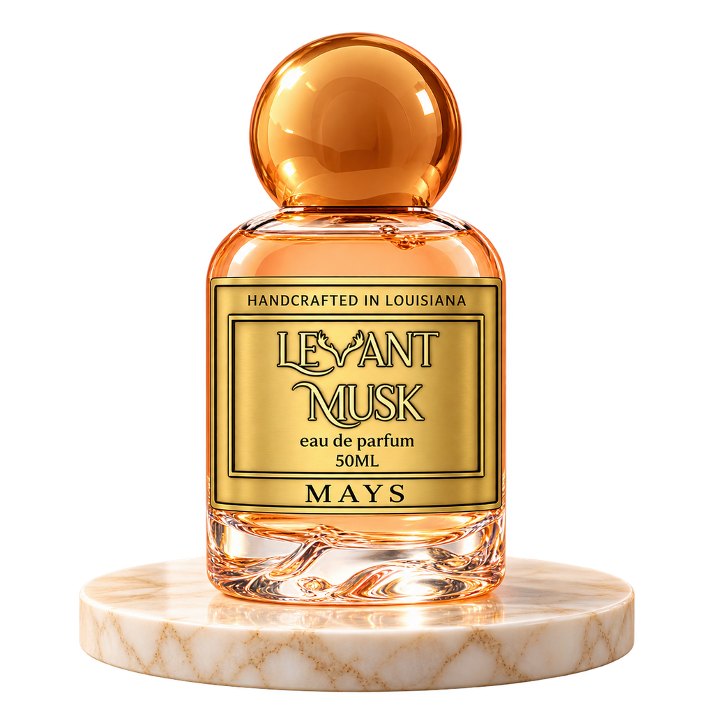 MAYS by Levant Musk plain bottle on marble