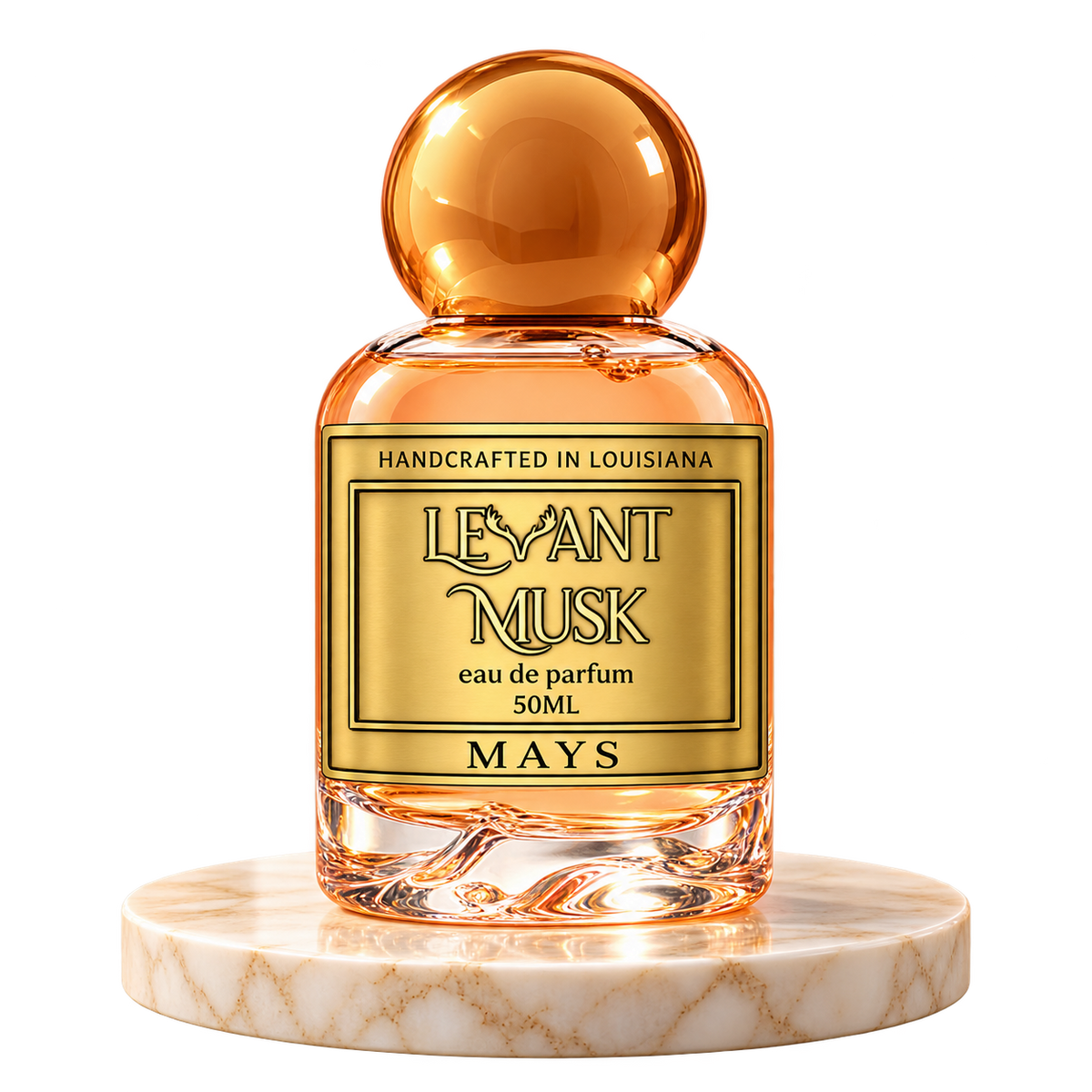 MAYS by Levant Musk plain bottle on marble