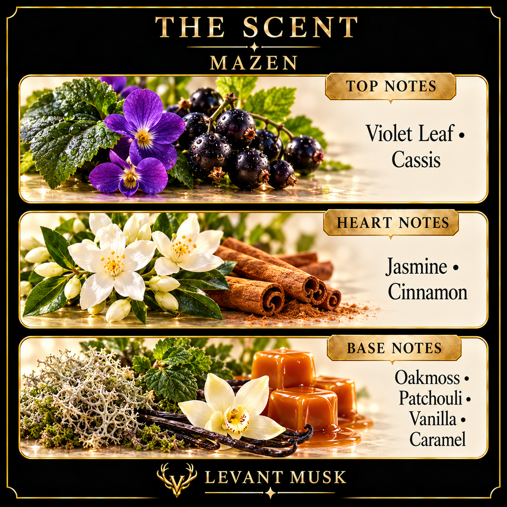 MAZEN by Levant Musk note card