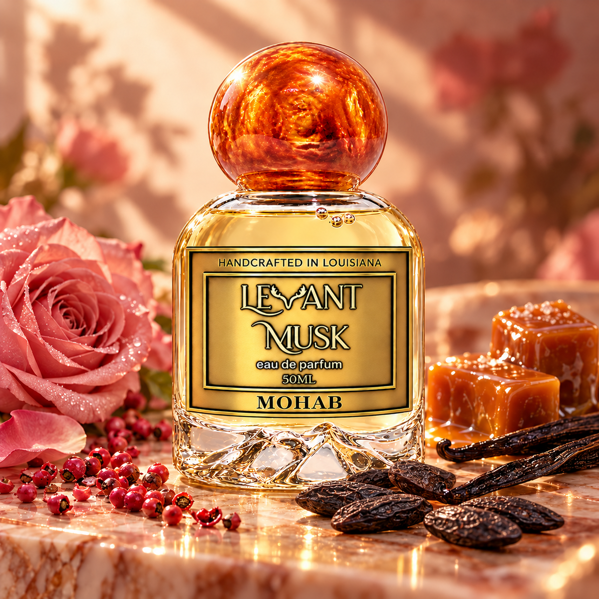 MOHAB by Levant Musk, atmospheric unisex fragrance hero
