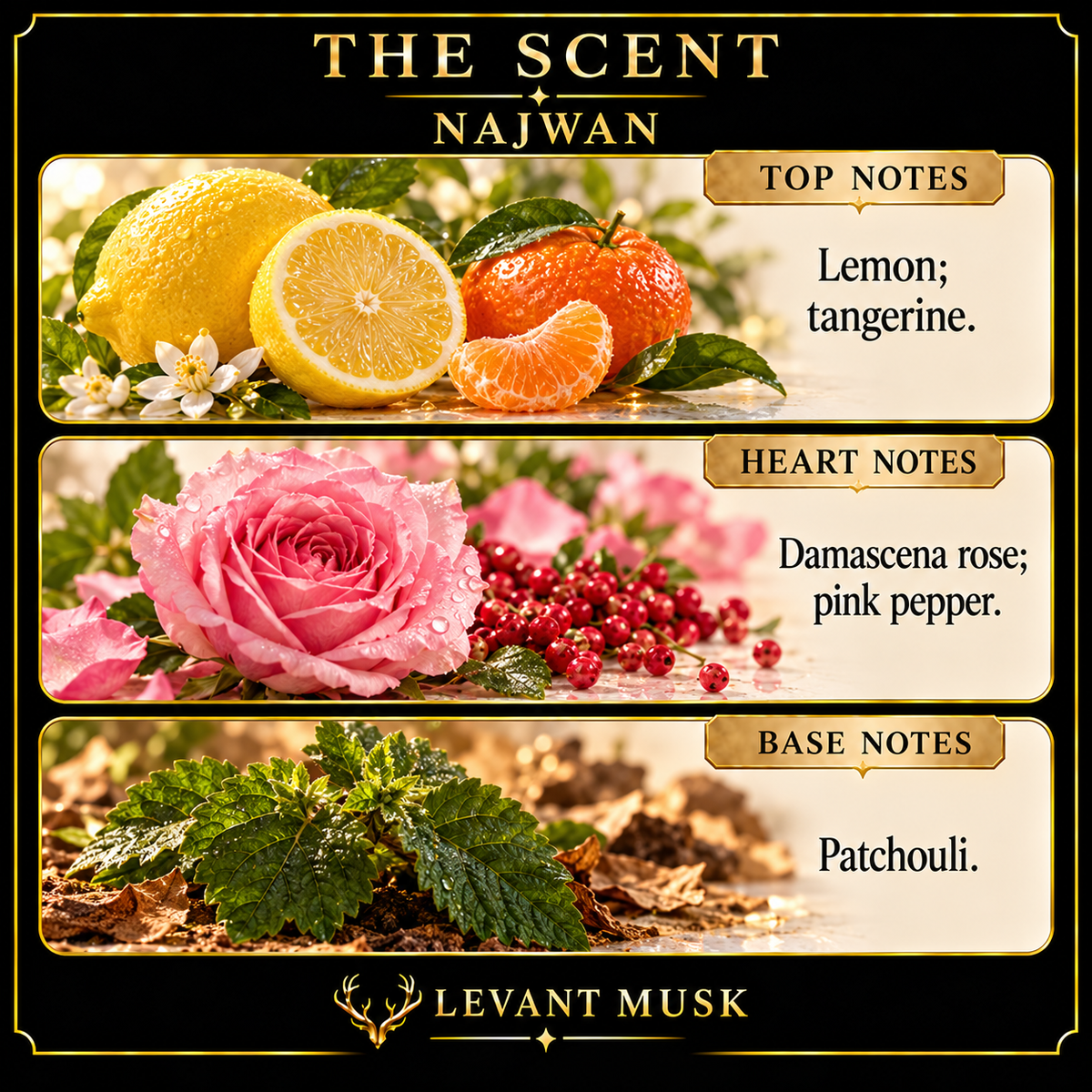 NAJWAN by Levant Musk note card