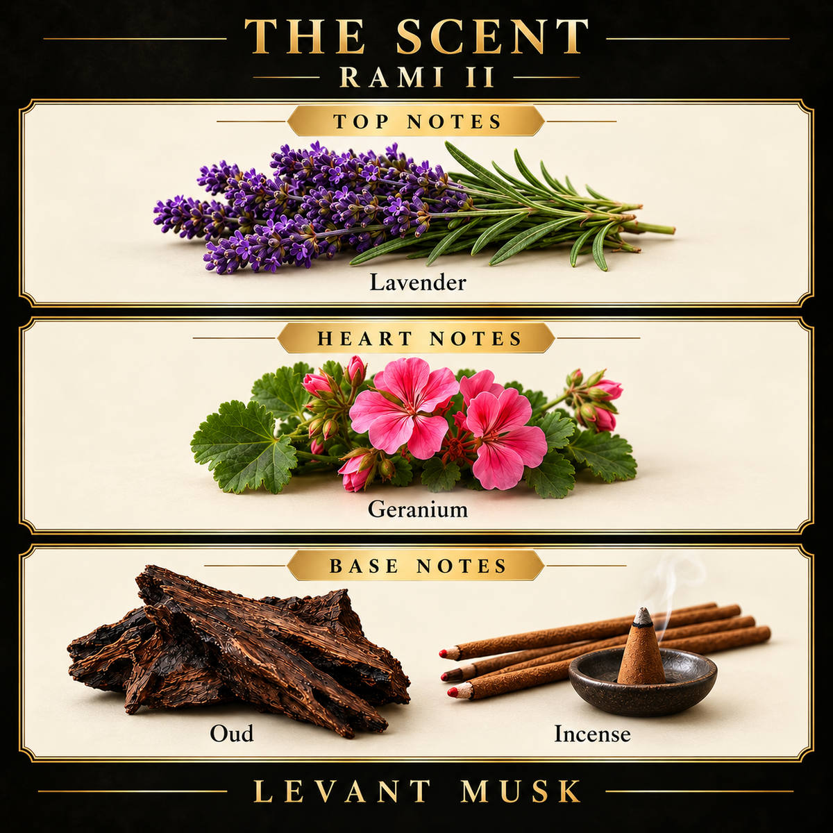 RAMI II by Levant Musk Notes Card