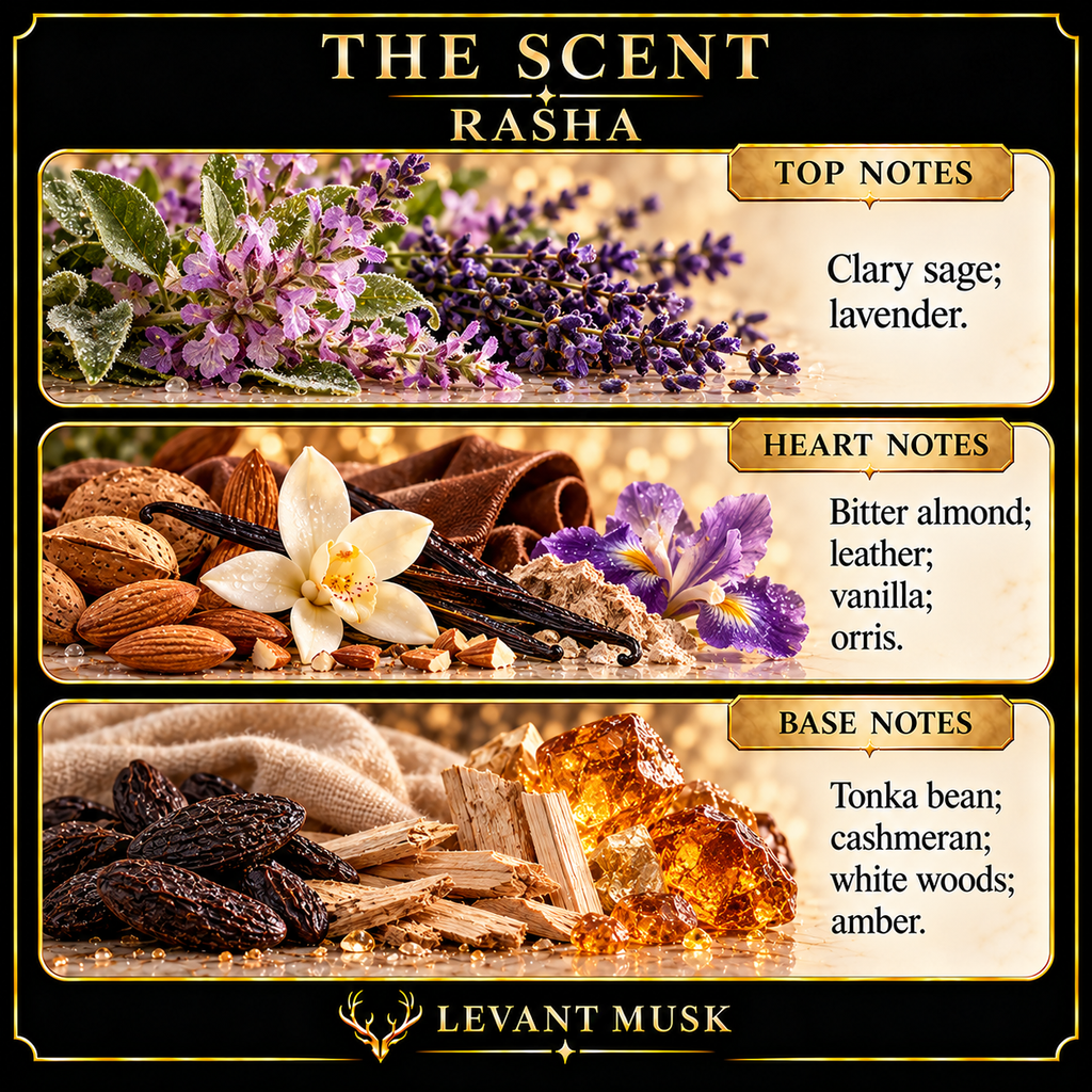RASHA by Levant Musk note card
