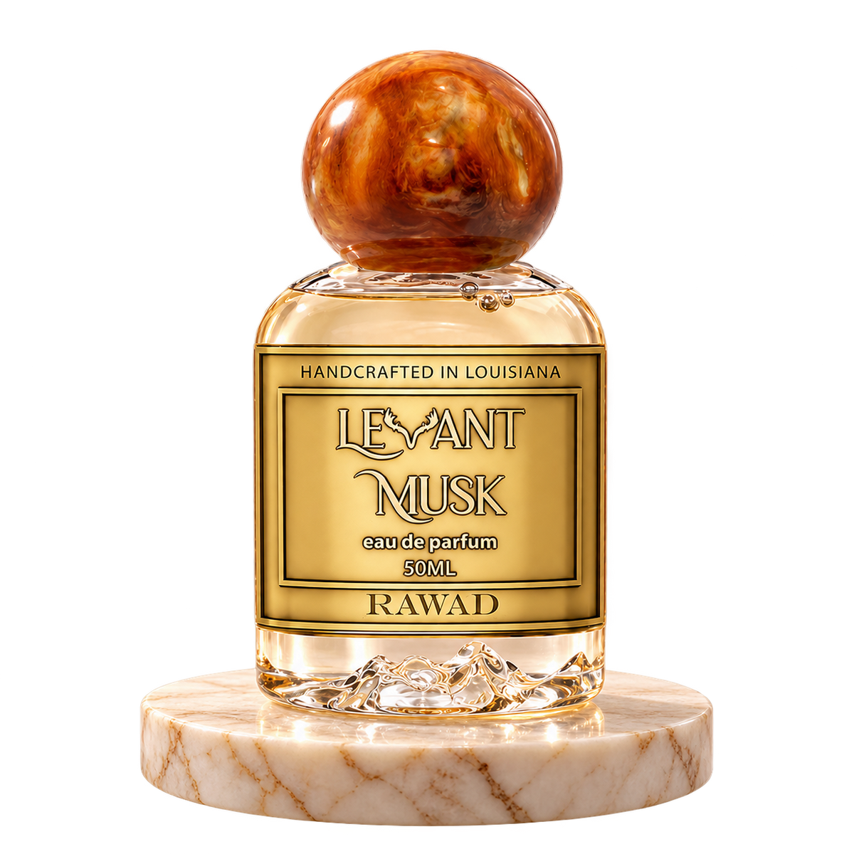 RAWAD by Levant Musk plain bottle on marble