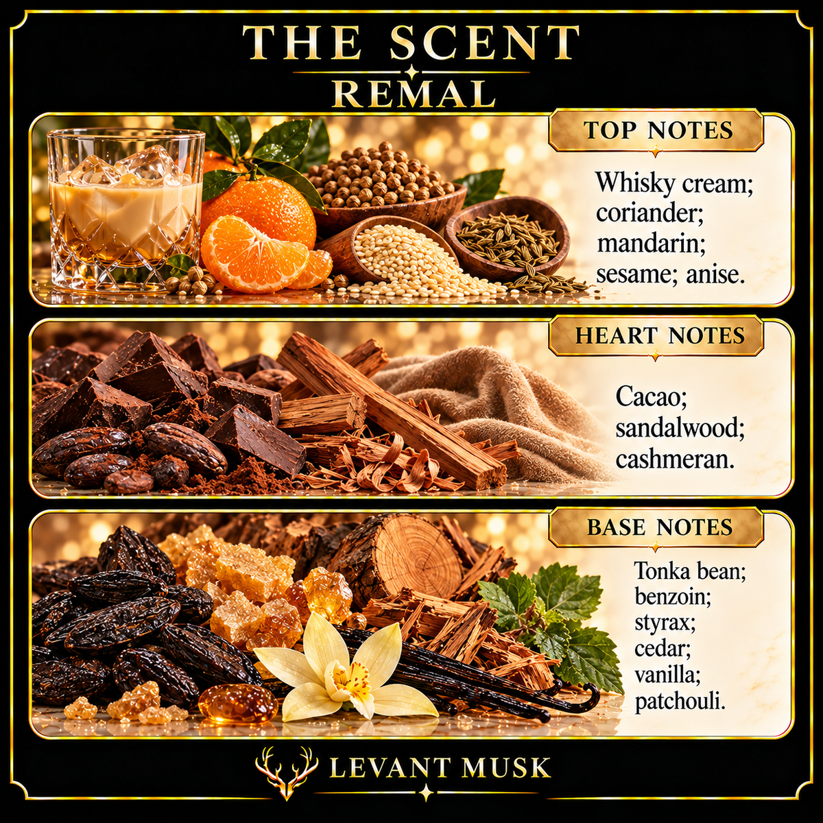 REMAL by Levant Musk note card