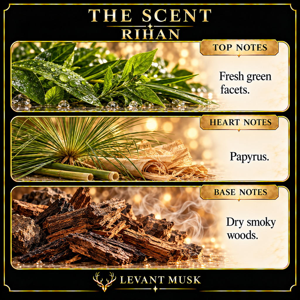 RIHAN by Levant Musk note card