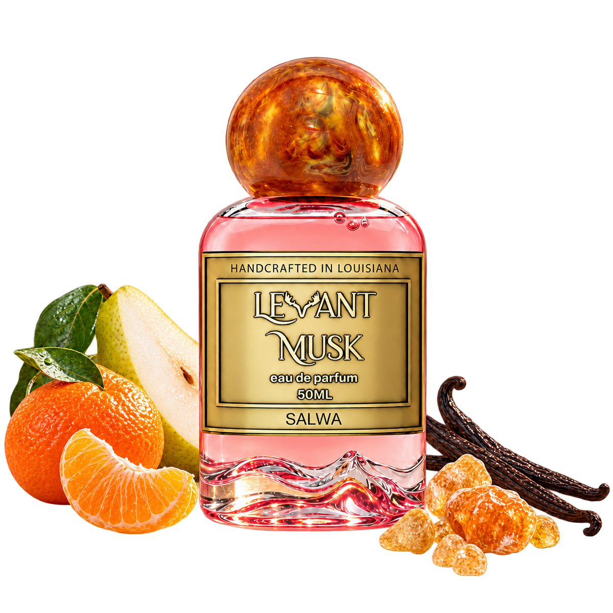 SALWA by Levant Musk bottle with notes true alpha