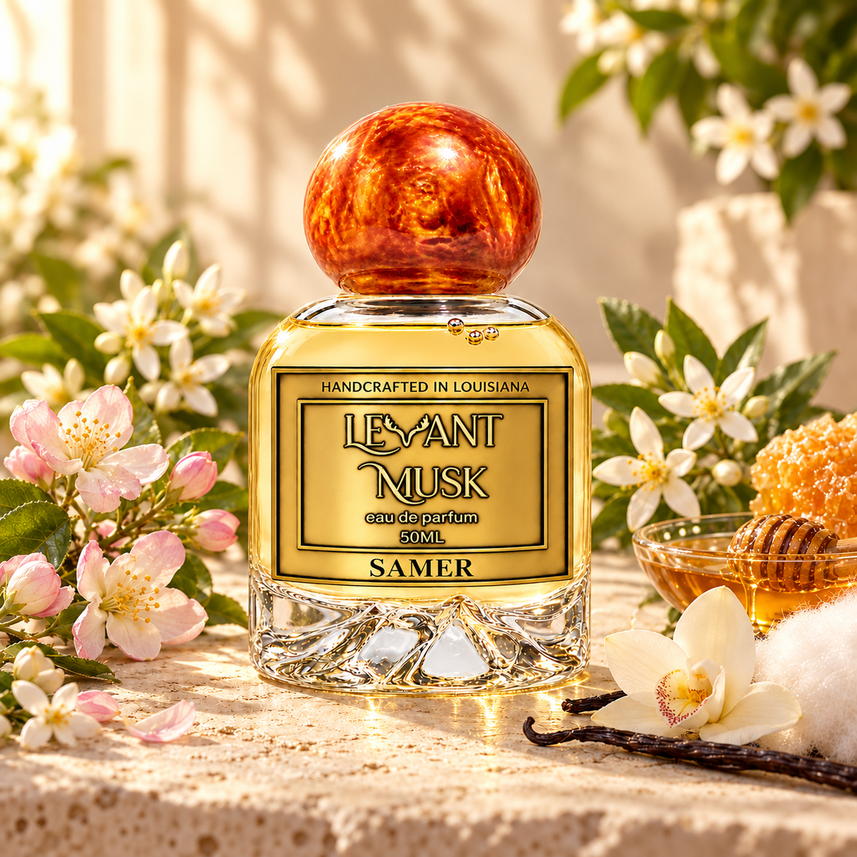 SAMER by Levant Musk, atmospheric unisex fragrance hero