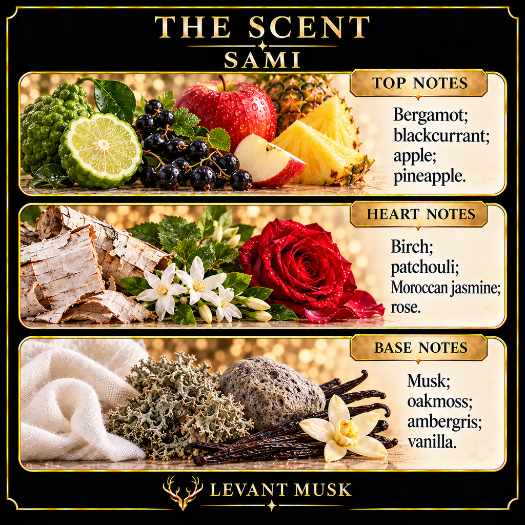 SAMI by Levant Musk note card