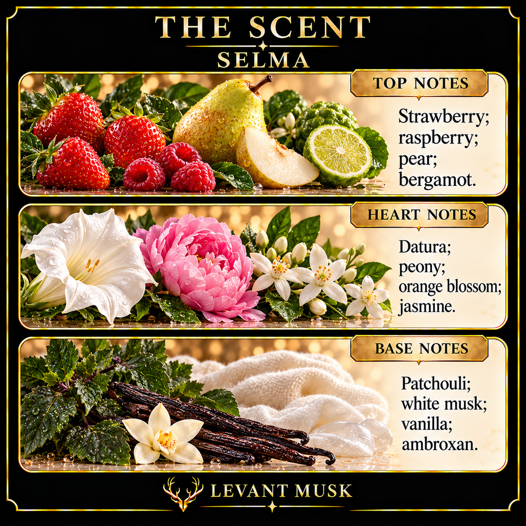 SELMA by Levant Musk note card