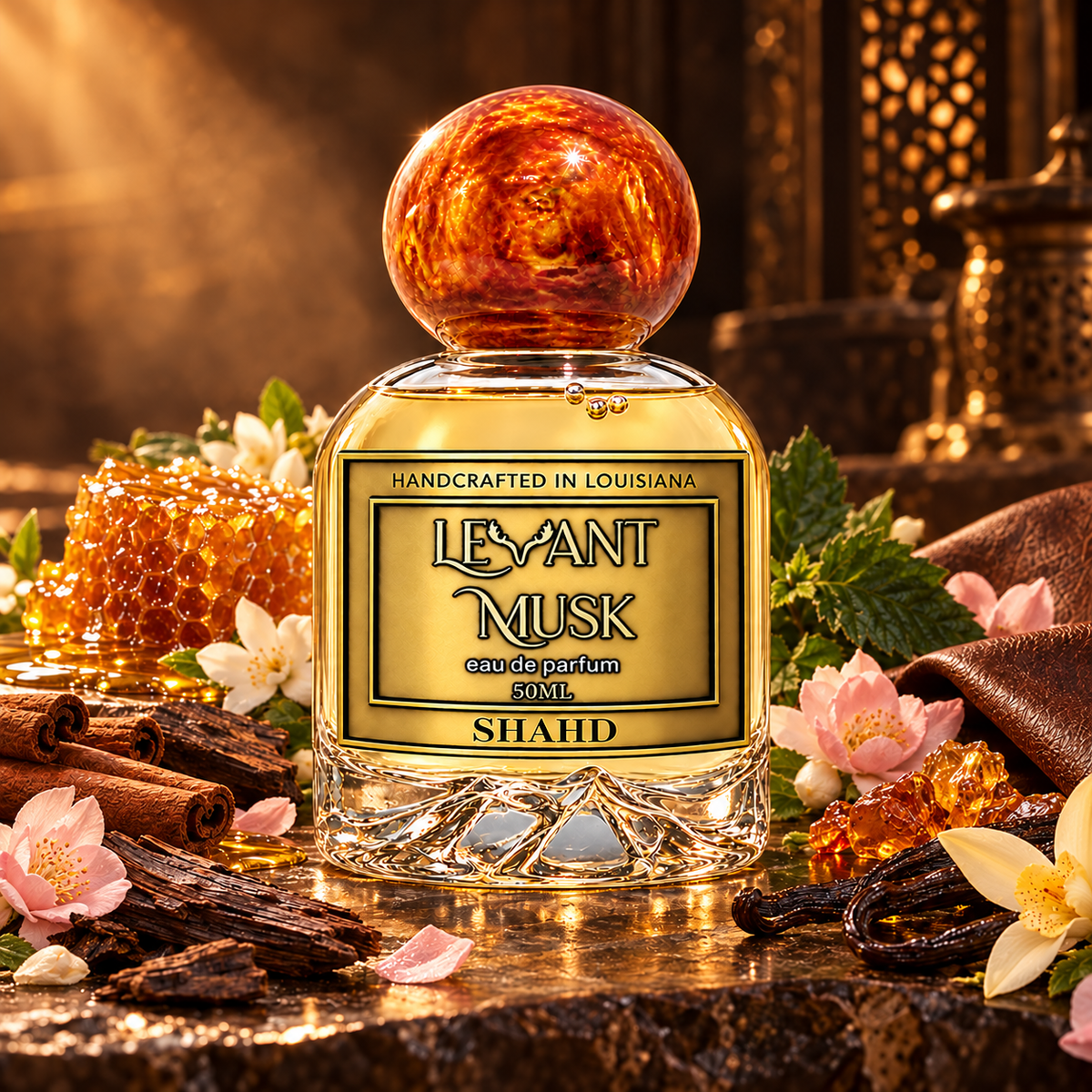 SHAHD by Levant Musk, atmospheric unisex fragrance hero