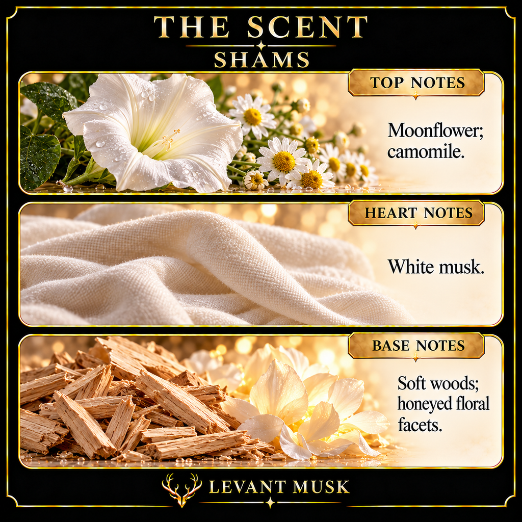 SHAMS by Levant Musk note card