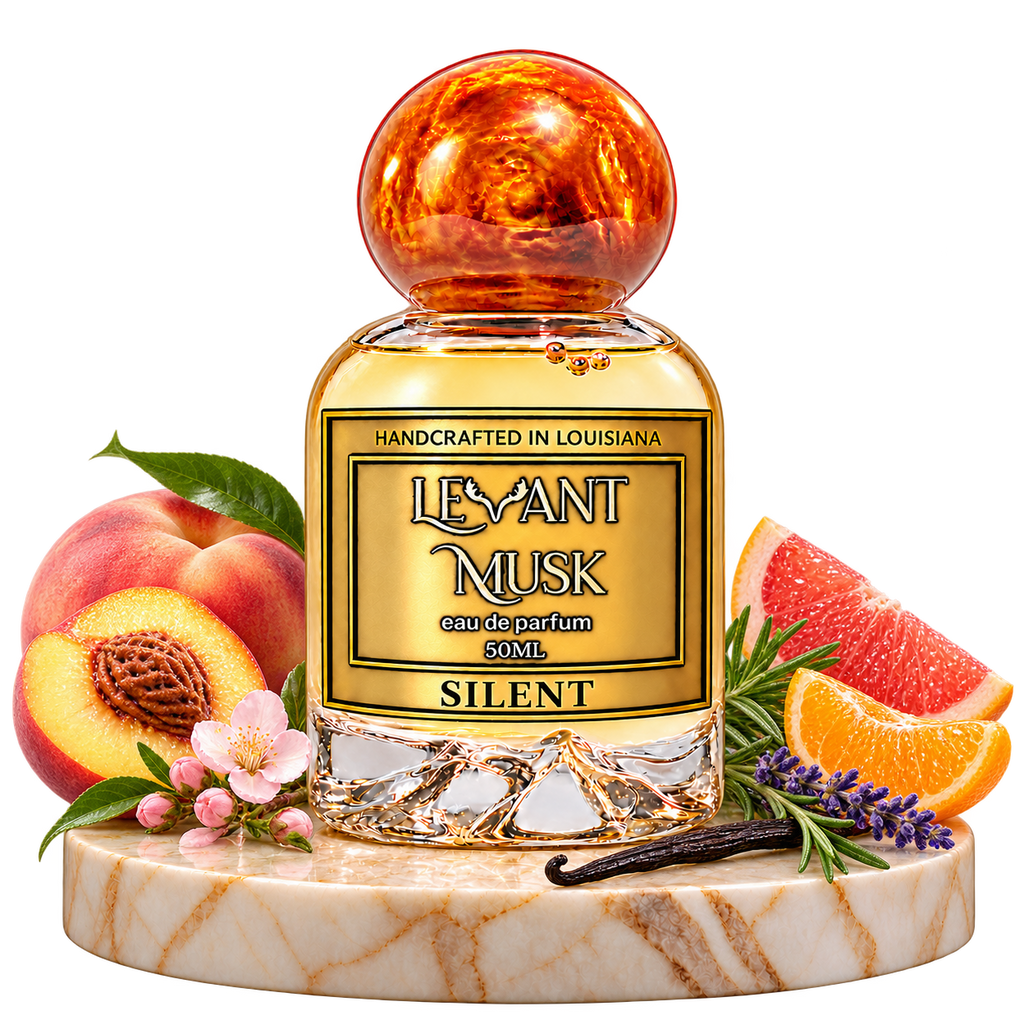 SILENT 50 mL Eau de Parfum, bottle with notes