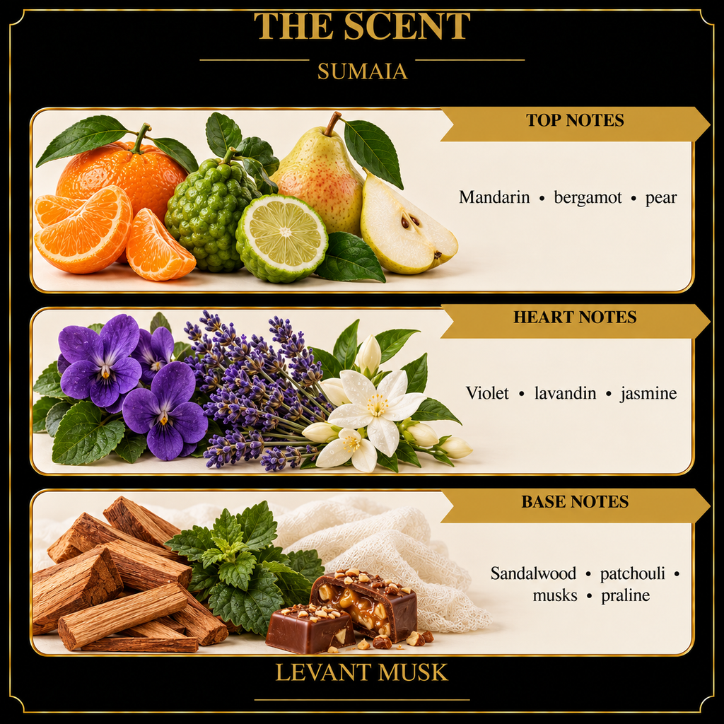 SUMAIA by Levant Musk note card