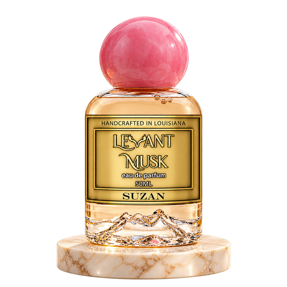 SUZAN by Levant Musk plain bottle on marble