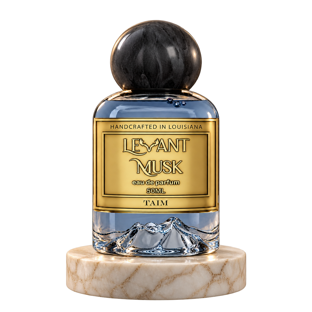 TAIM by Levant Musk plain bottle on marble