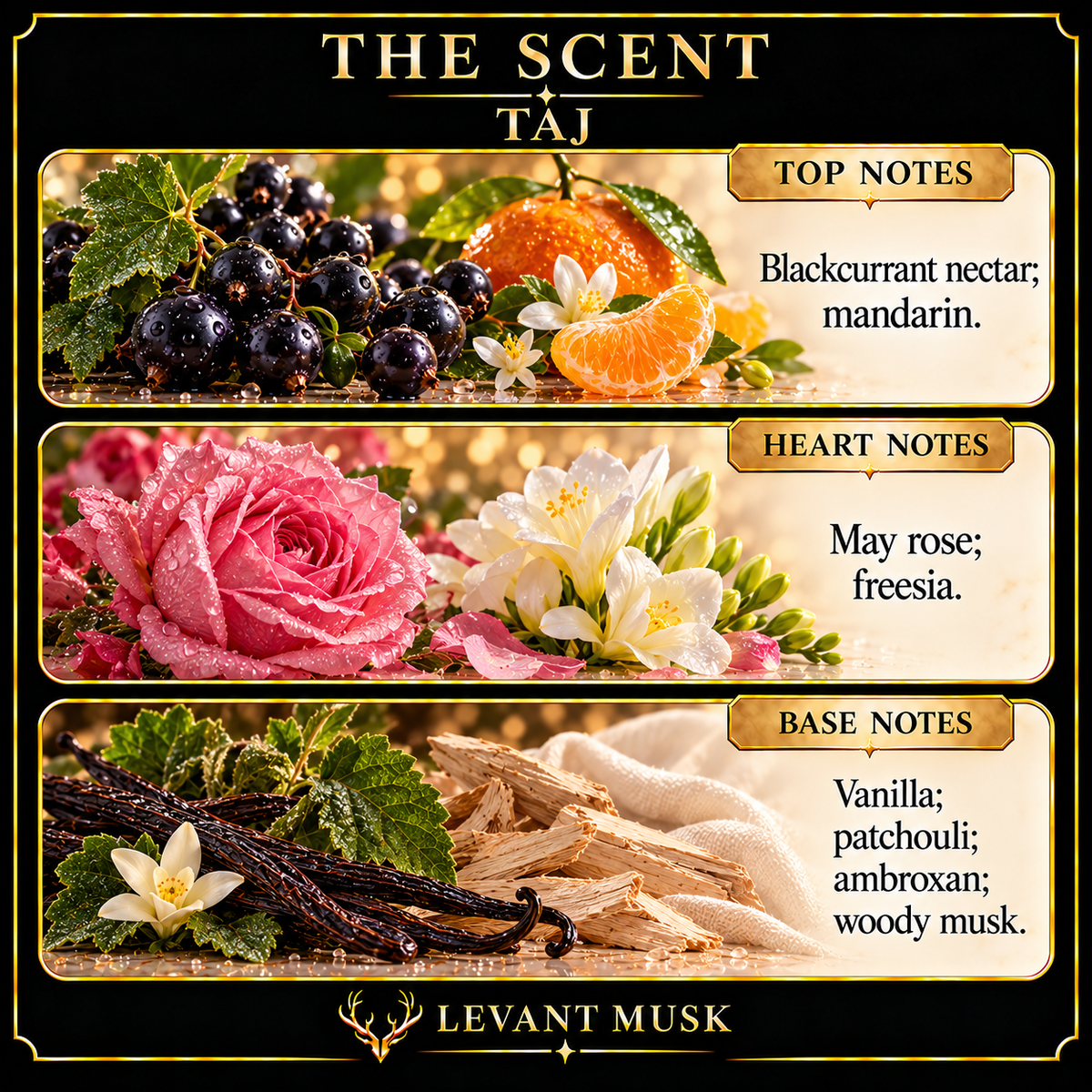 TAJ by Levant Musk note card