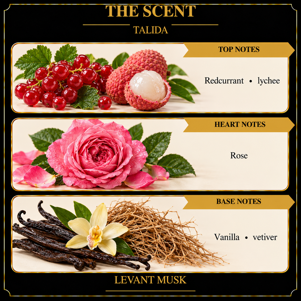 TALIDA by Levant Musk note card