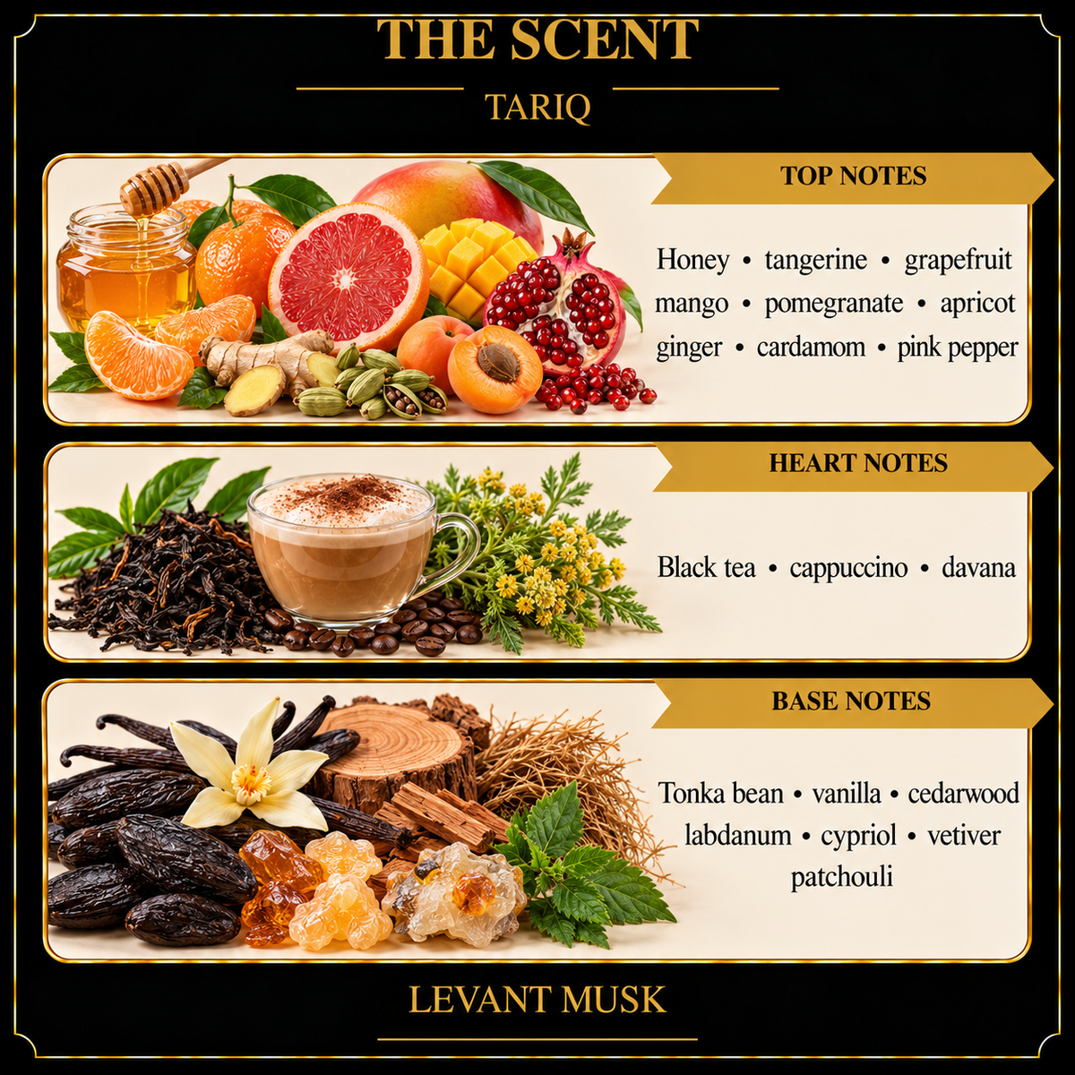 TARIQ by Levant Musk note card