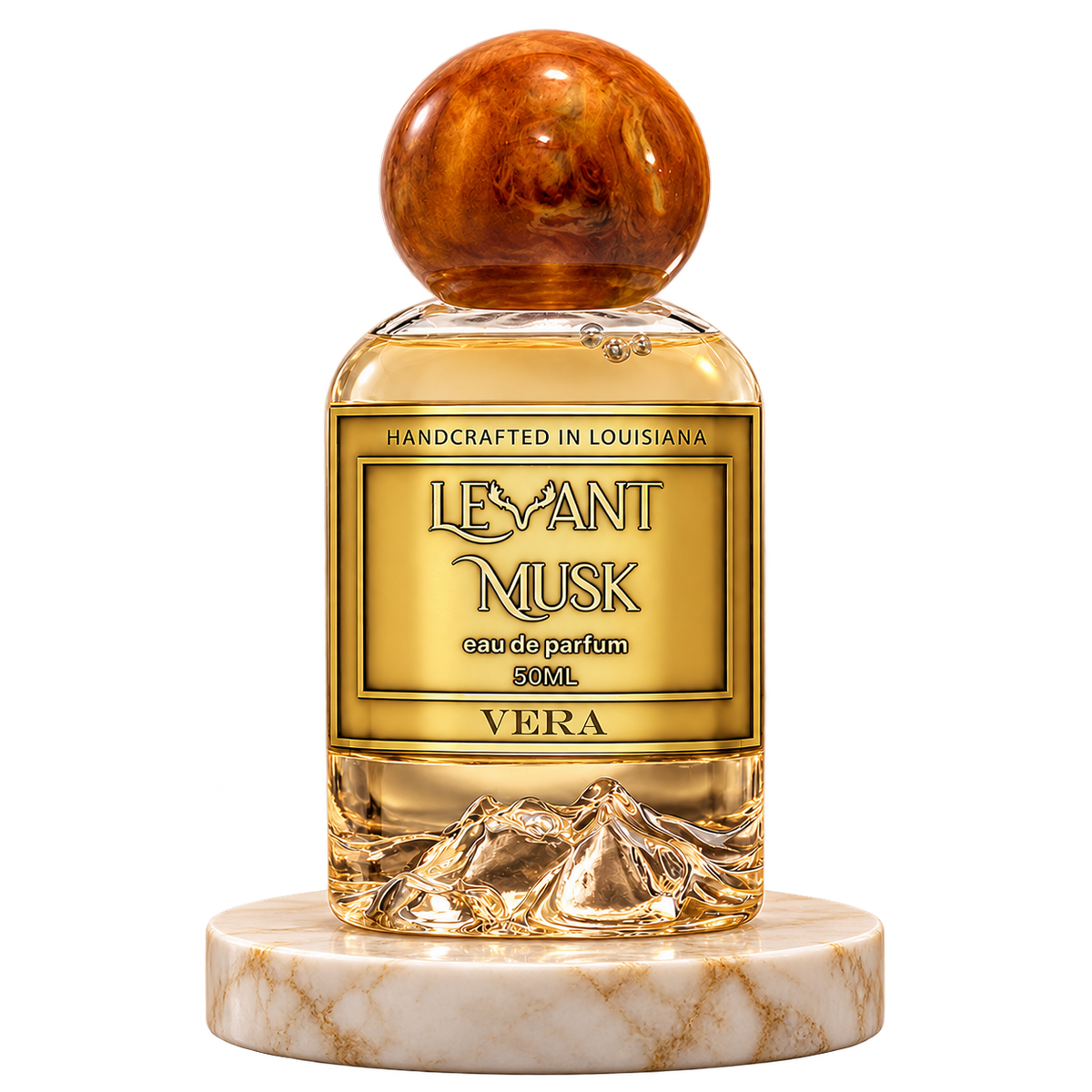 VERA by Levant Musk plain bottle on marble