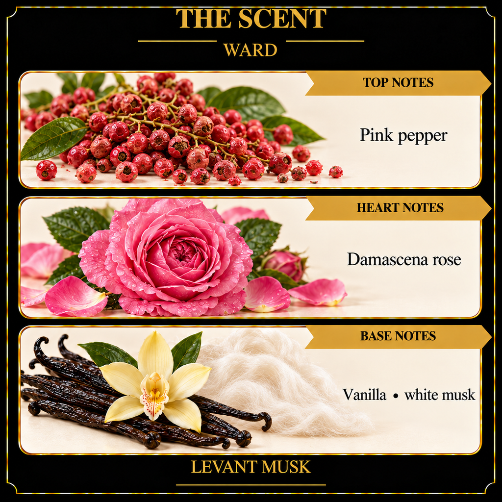 WARD by Levant Musk note card