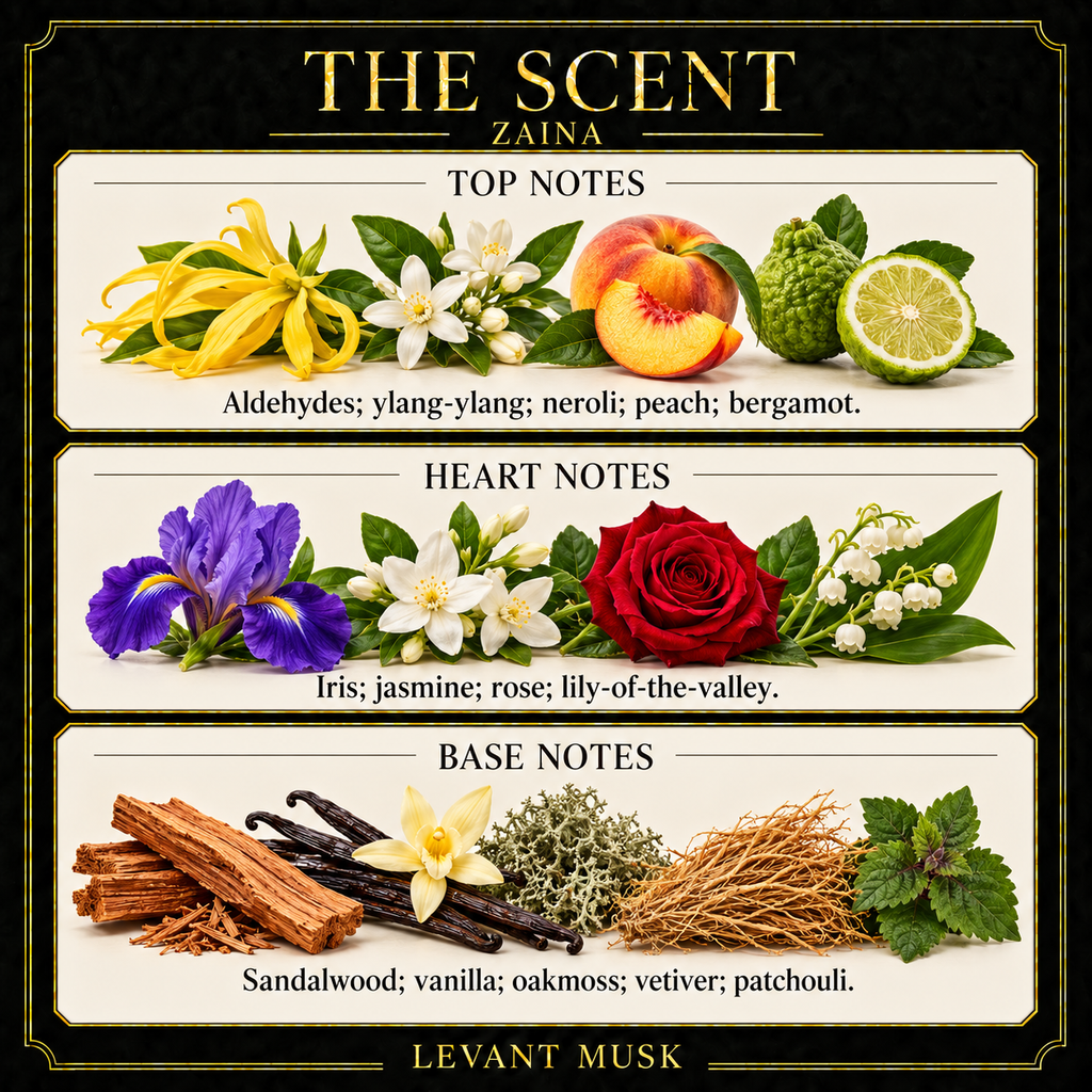 ZAINA by Levant Musk note card