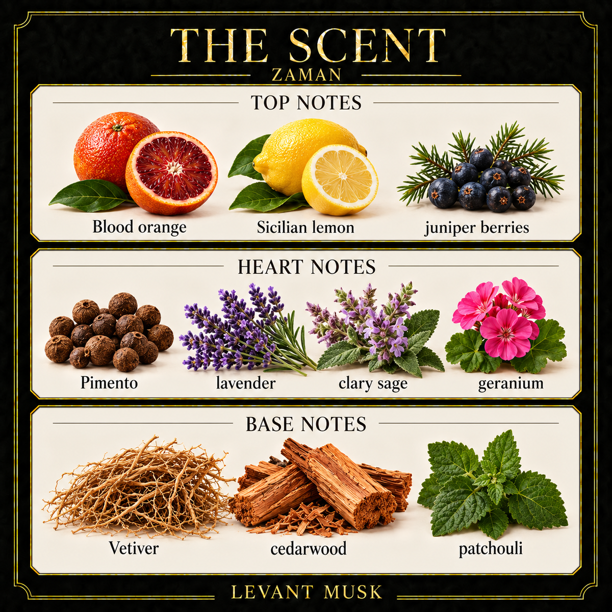 ZAMAN by Levant Musk note card