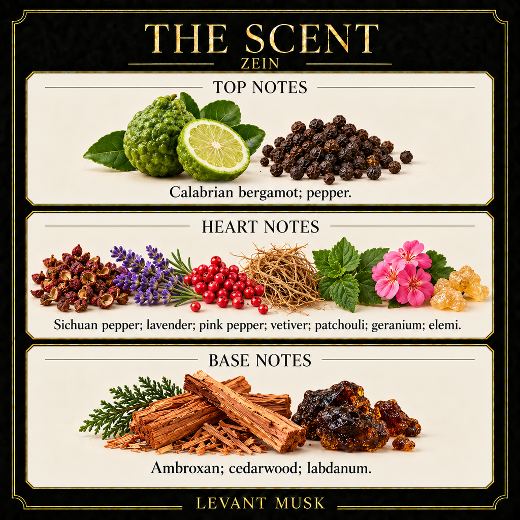 ZEIN by Levant Musk note card