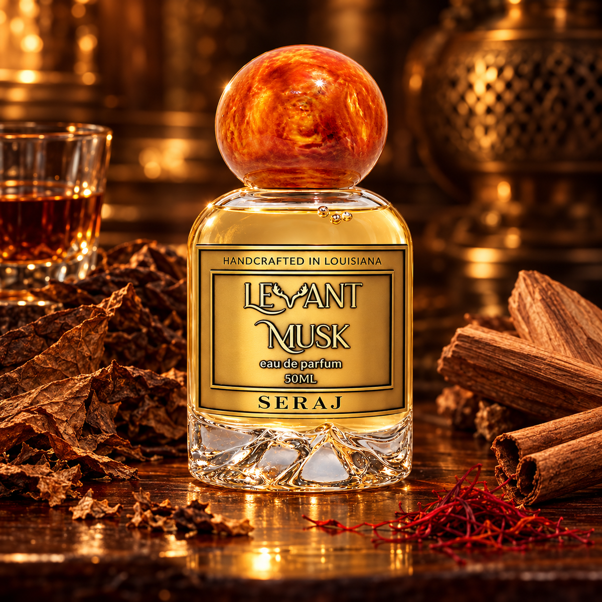 SERAJ by Levant Musk, cinematic fragrance hero